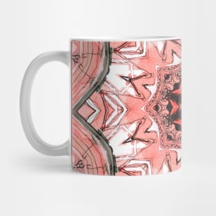 Light Red Abstract Mug